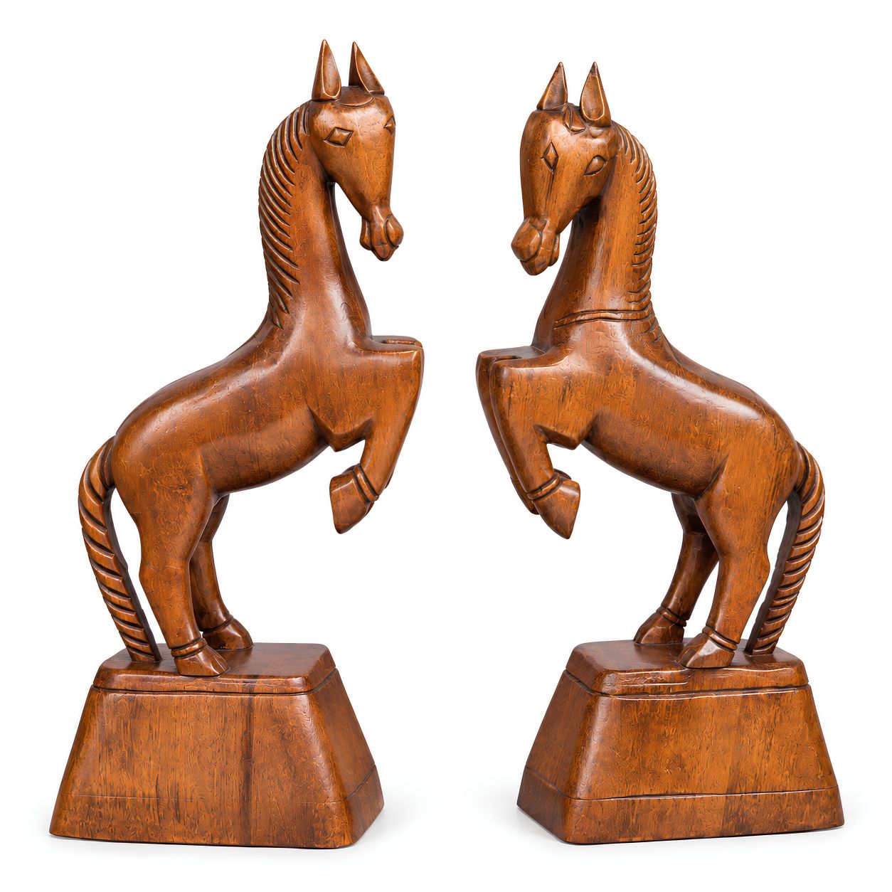Wooden Rearing Horse