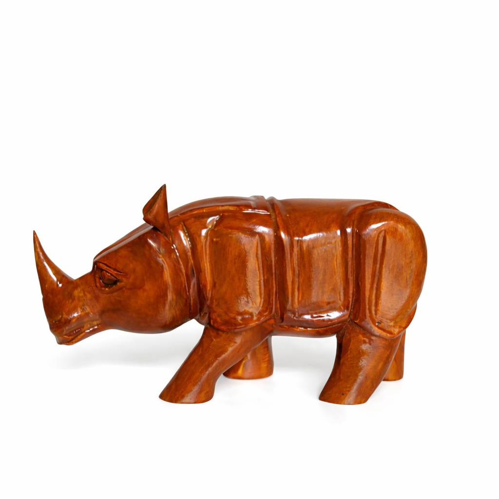 Wooden Rhino